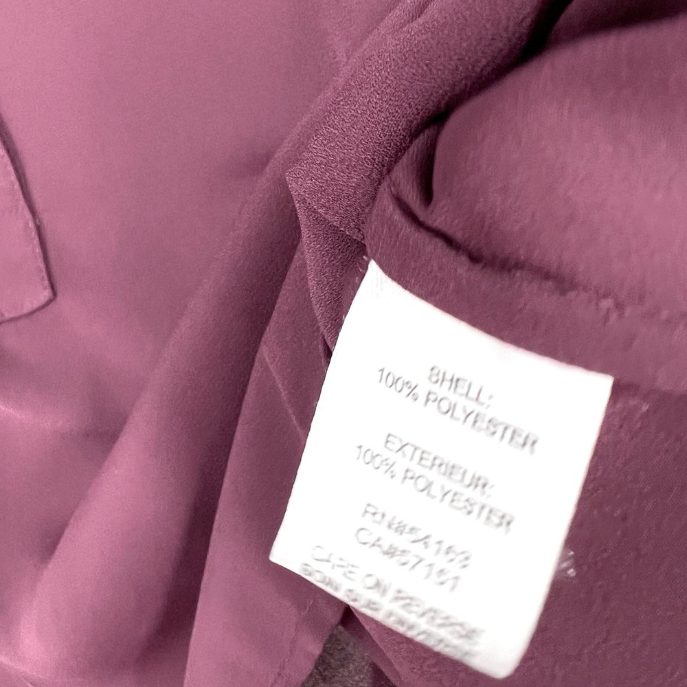Ivanka Trump Womens Size Small Maroon Blouse Shirt Top Business Formal Work - Picture 7 of 9